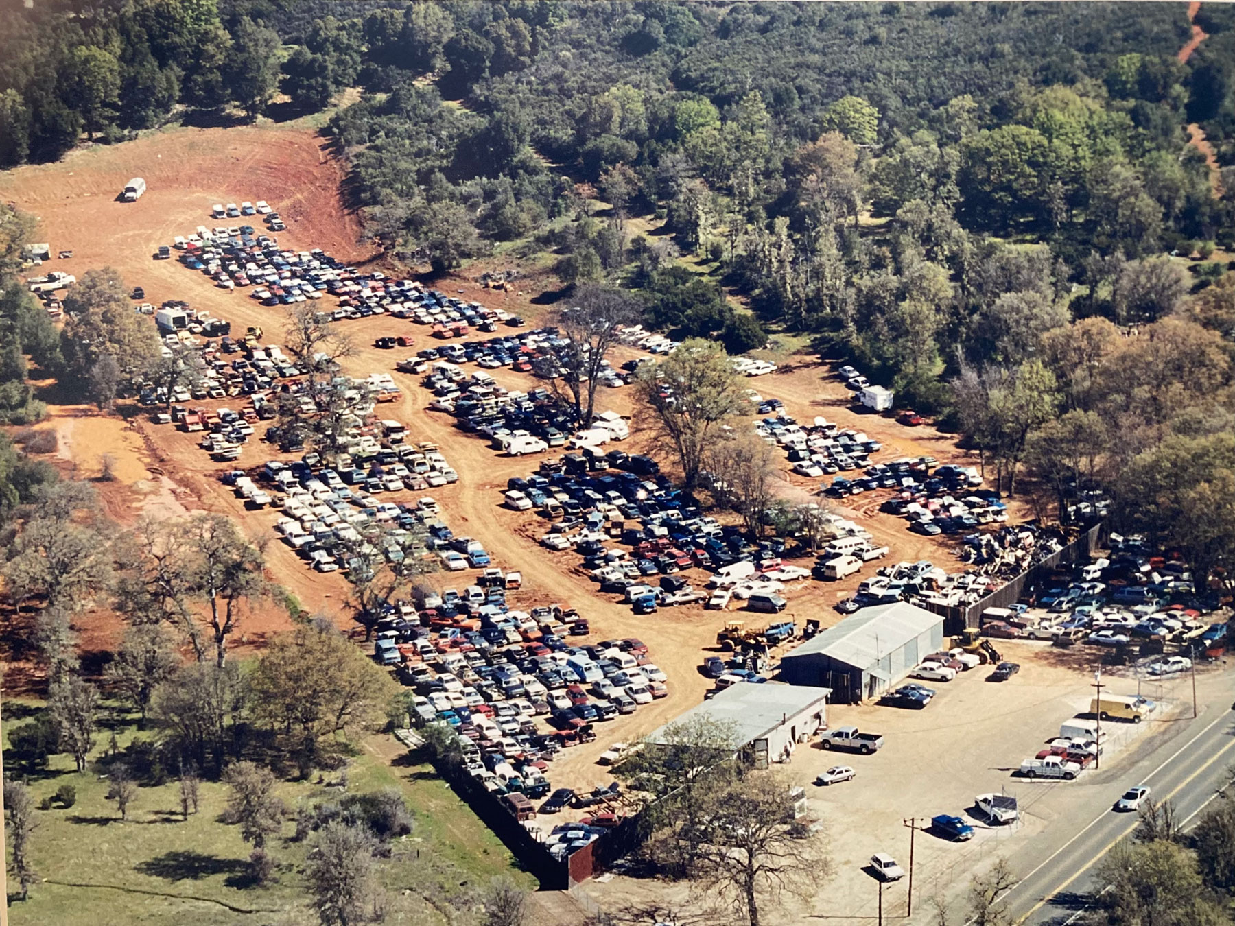 Kelseyville Auto Salvage - Aerial Full